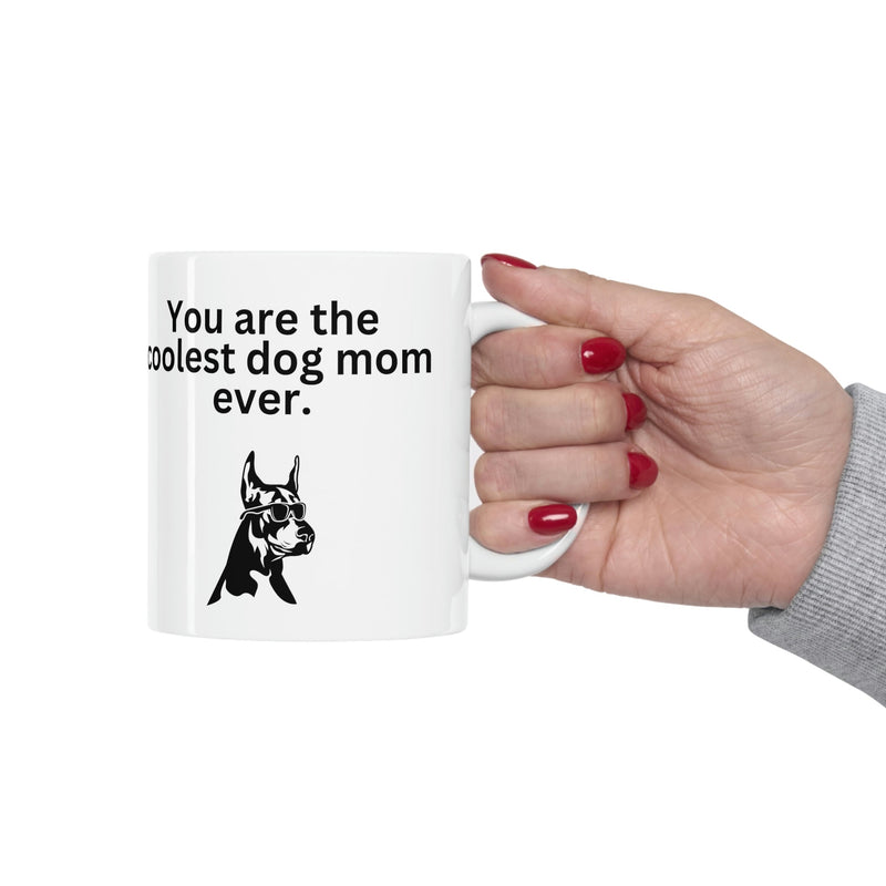 Coolest Dog Mom Mug 11oz - Carbone&