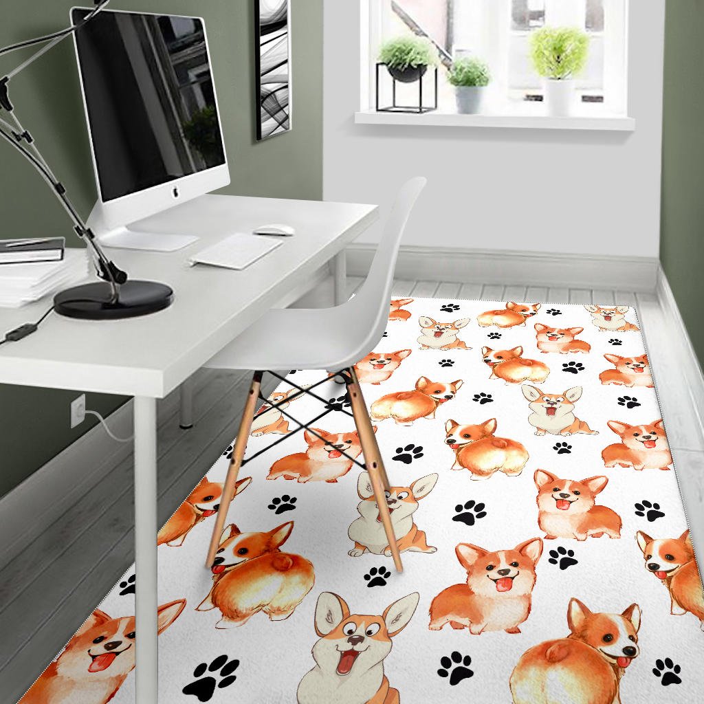 Corgi - Area Rug - Carbone's Marketplace