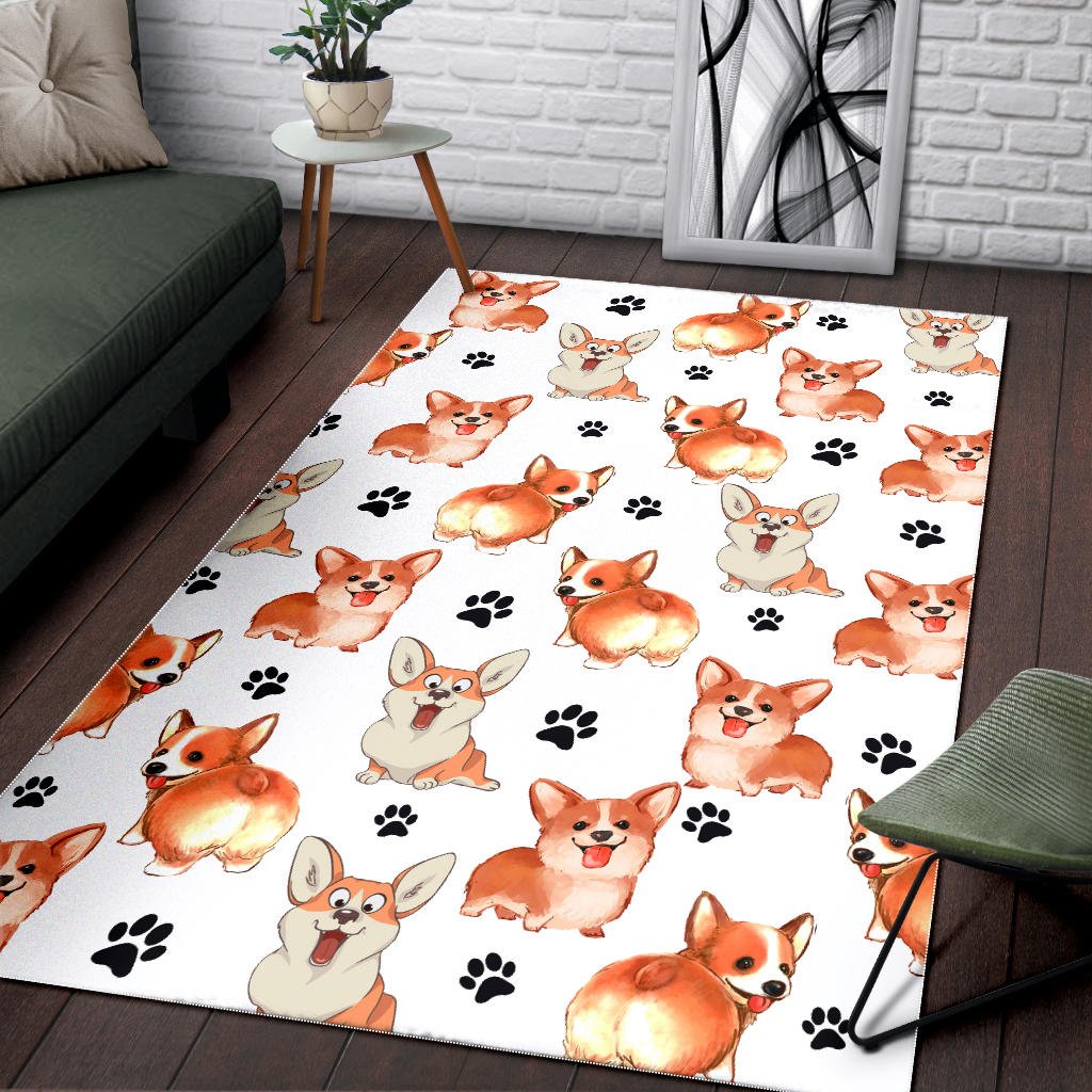 Corgi - Area Rug - Carbone's Marketplace