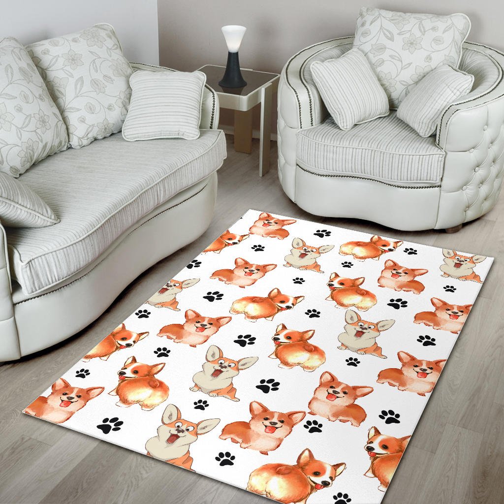 Corgi - Area Rug - Carbone's Marketplace