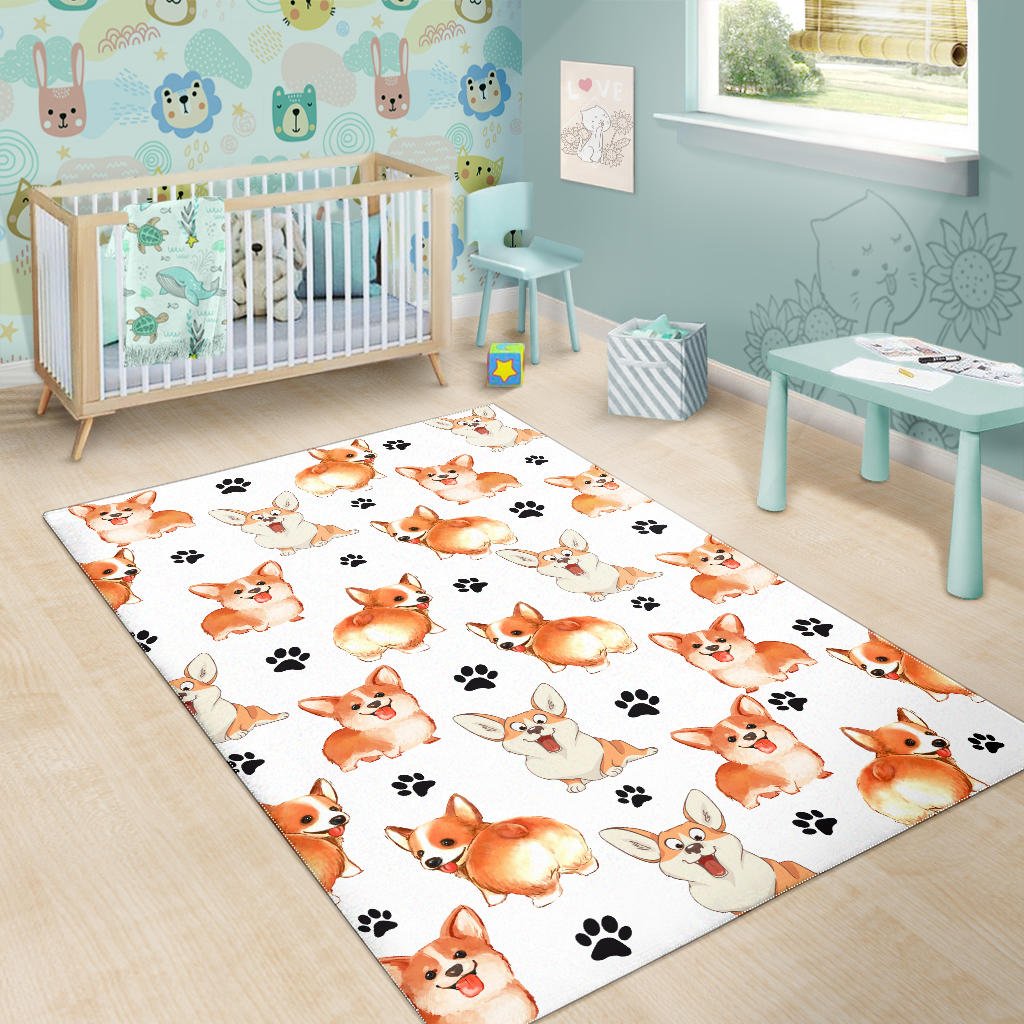 Corgi - Area Rug - Carbone's Marketplace