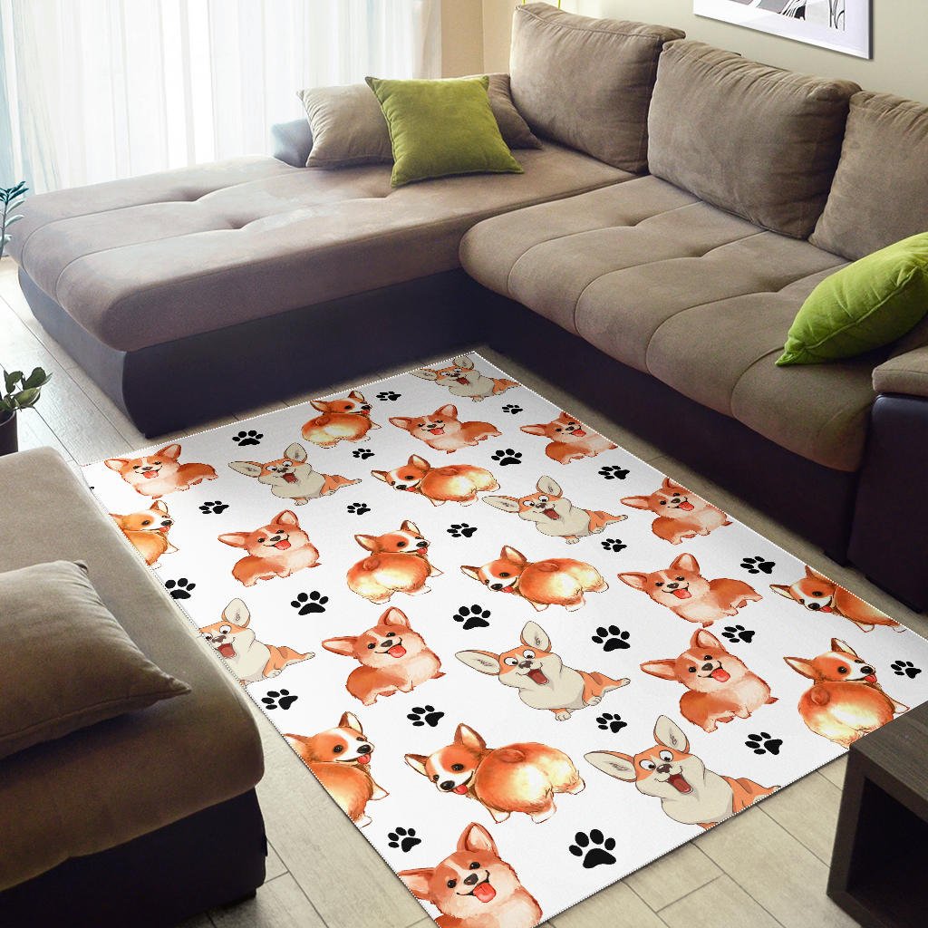 Corgi - Area Rug - Carbone's Marketplace