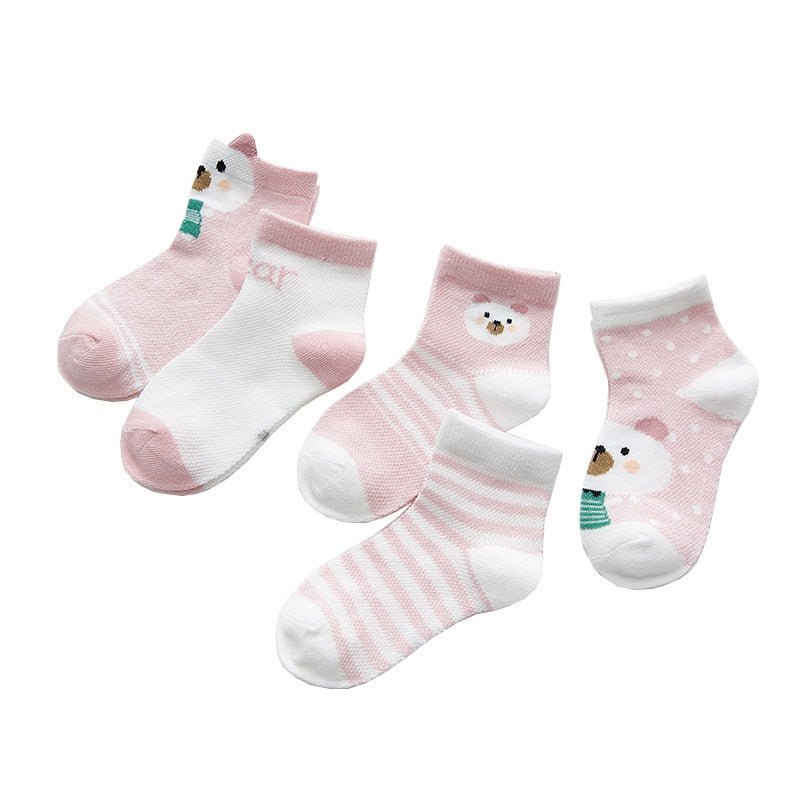 Cotton Mesh Cute Baby Socks - Carbone&