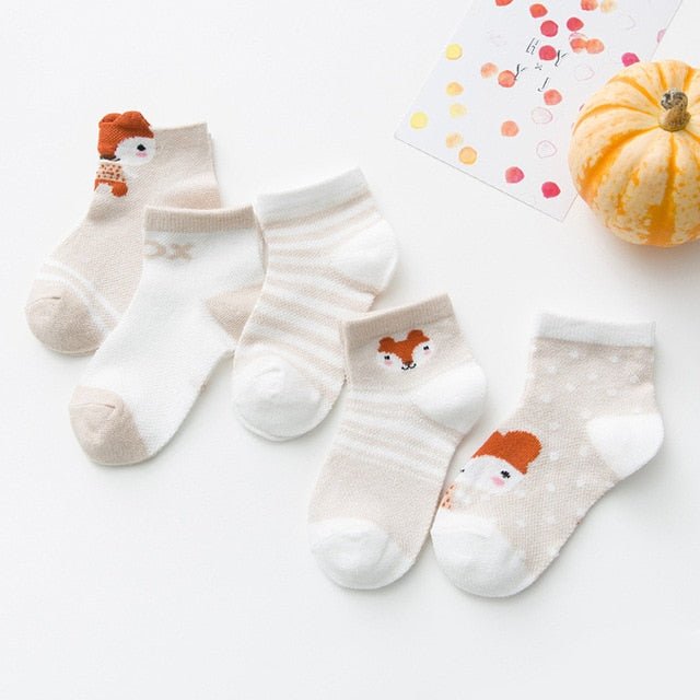 Cotton Mesh Cute Baby Socks - Carbone&