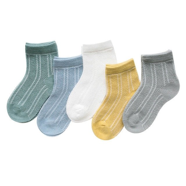 Cotton Mesh Cute Baby Socks - Carbone&