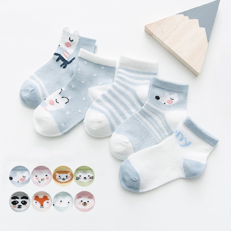 Cotton Mesh Cute Baby Socks - Carbone&