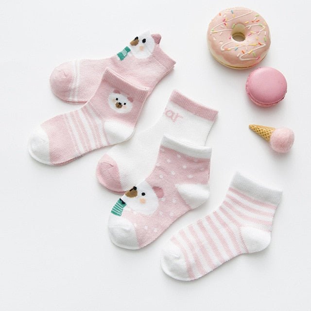 Cotton Mesh Cute Baby Socks - Carbone&