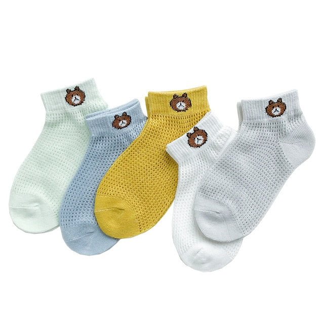 Cotton Mesh Cute Baby Socks - Carbone&