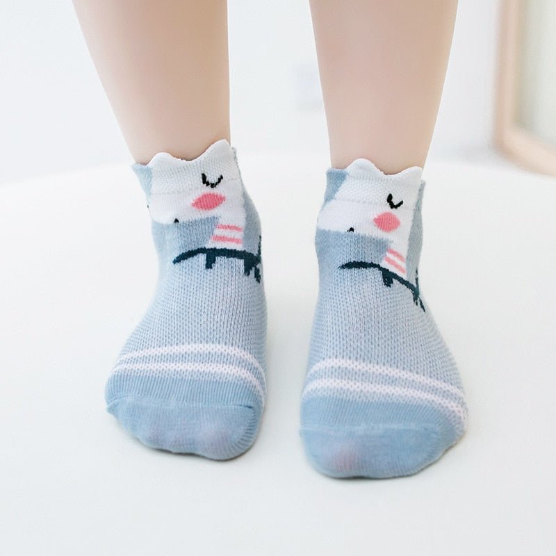 Cotton Mesh Cute Baby Socks - Carbone&