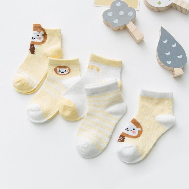 Cotton Mesh Cute Baby Socks - Carbone&