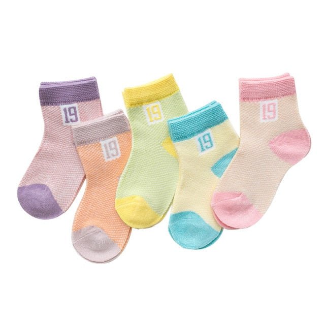 Cotton Mesh Cute Baby Socks - Carbone&