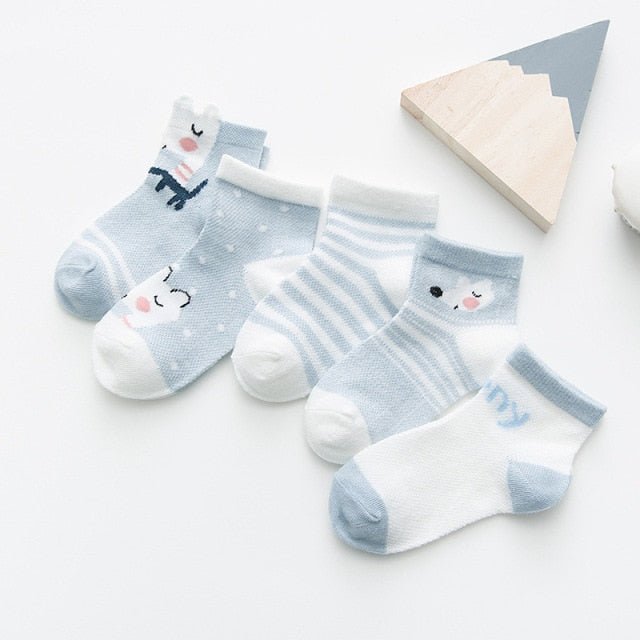 Cotton Mesh Cute Baby Socks - Carbone&