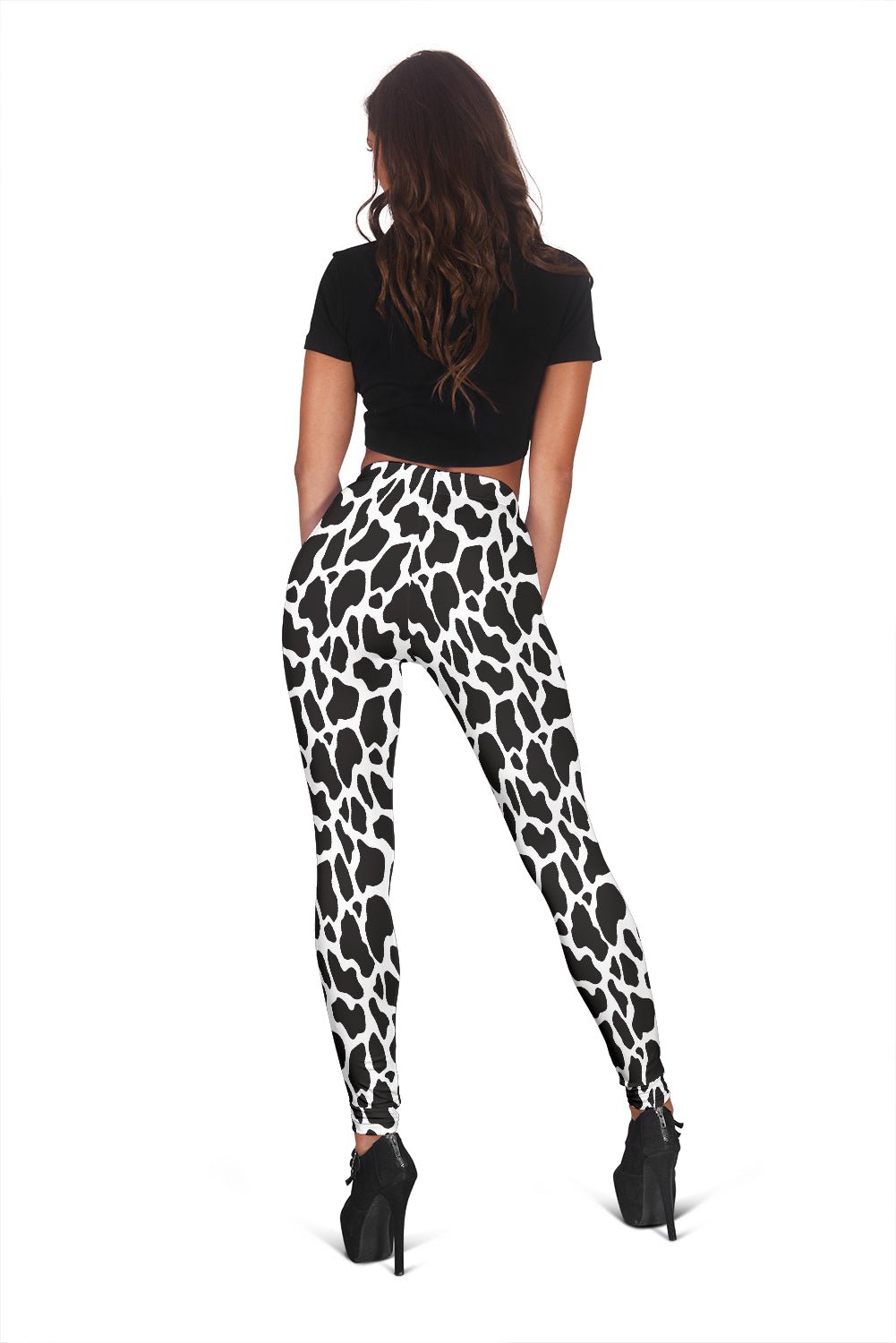 Cow Animal Print Leggings - Carbone's Marketplace