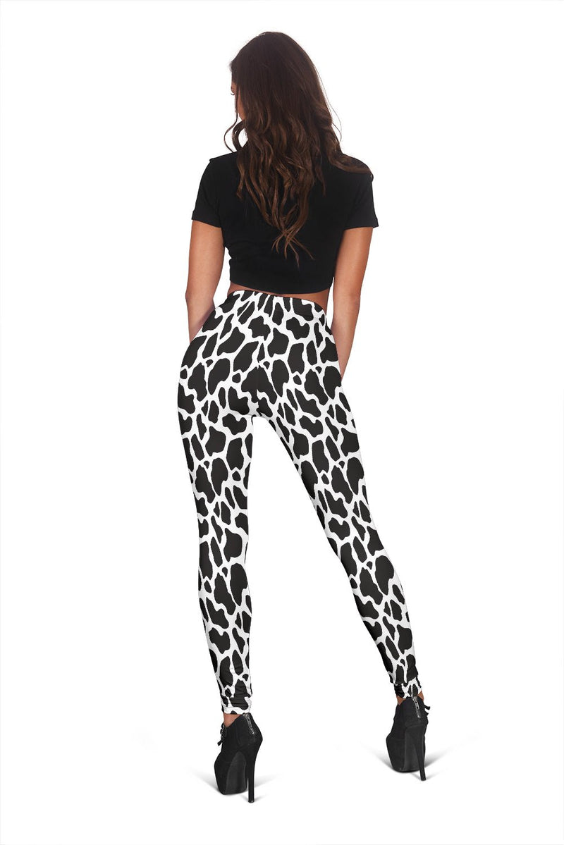 Cow Animal Print Leggings - Carbone&