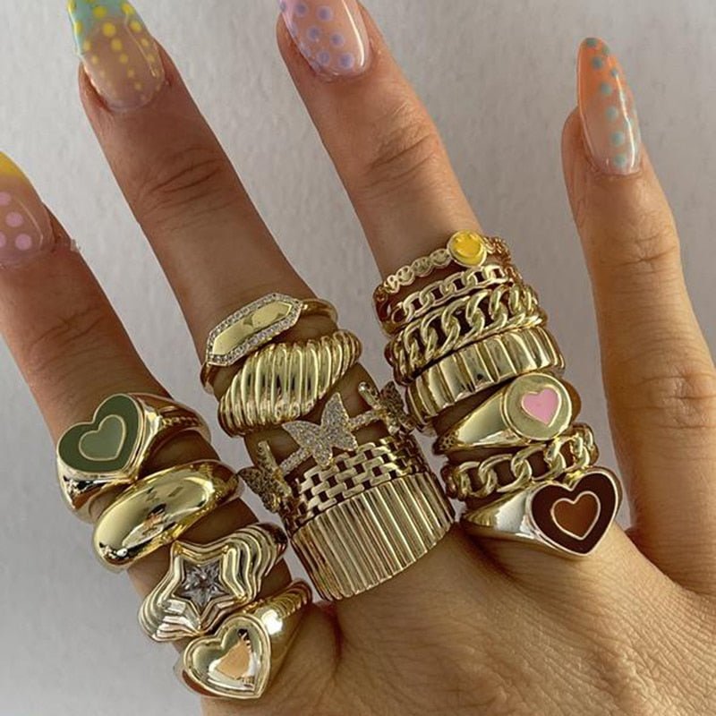Creative Love Heart Ring - Carbone's Marketplace