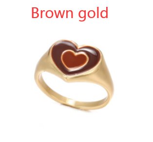 Creative Love Heart Ring - Carbone&