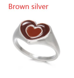 Creative Love Heart Ring - Carbone&