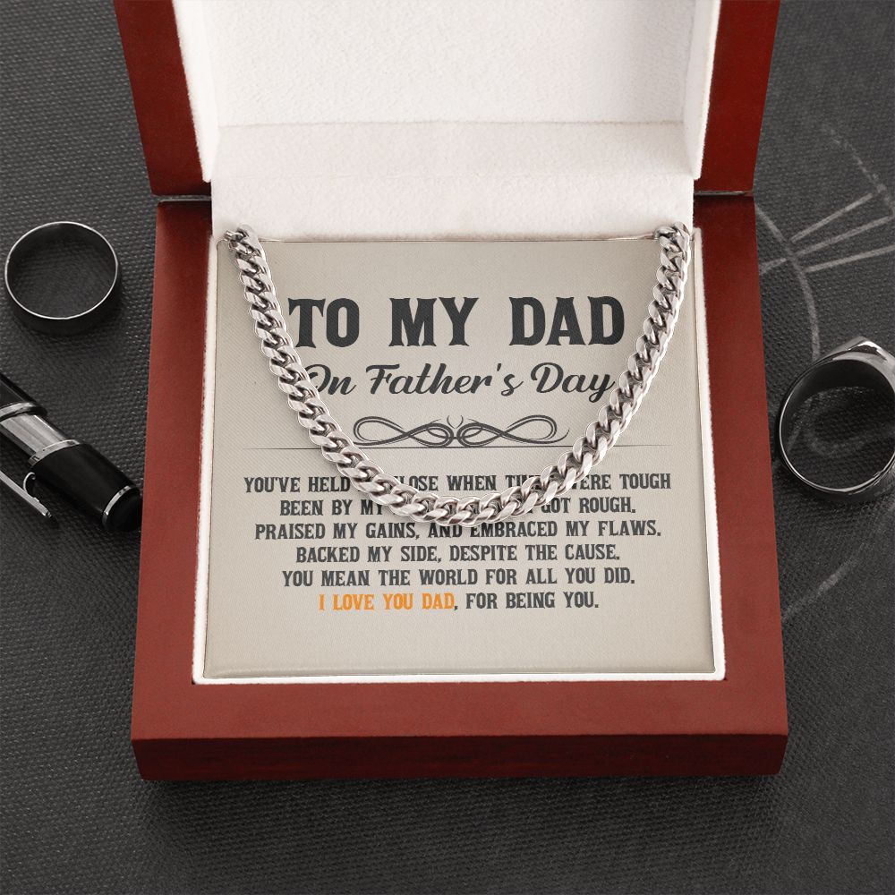 Cuban Link Chain Necklace - For Dad - Carbone's Marketplace