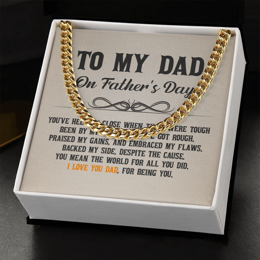 Cuban Link Chain Necklace - For Dad - Carbone's Marketplace