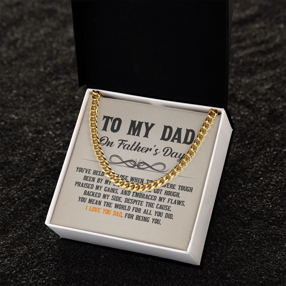 Cuban Link Chain Necklace - For Dad - Carbone's Marketplace