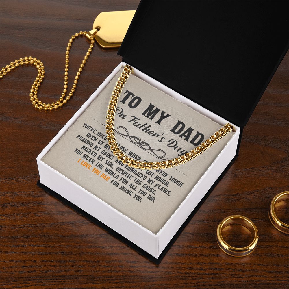 Cuban Link Chain Necklace - For Dad - Carbone's Marketplace