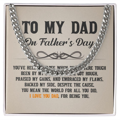 Cuban Link Chain Necklace - For Dad - Carbone's Marketplace