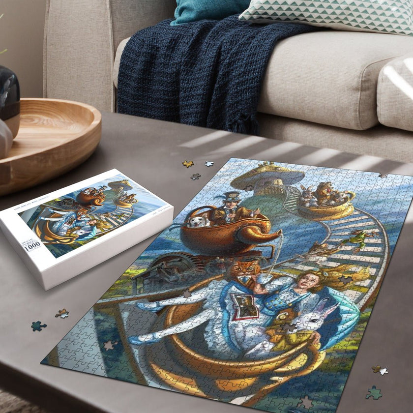 Cup Train Jigsaw Puzzle - Carbone's Marketplace