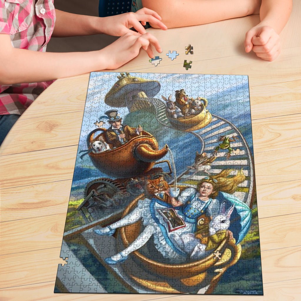 Cup Train Jigsaw Puzzle - Carbone's Marketplace