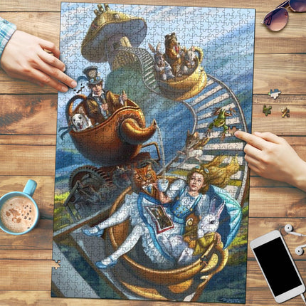 Cup Train Jigsaw Puzzle - Carbone's Marketplace