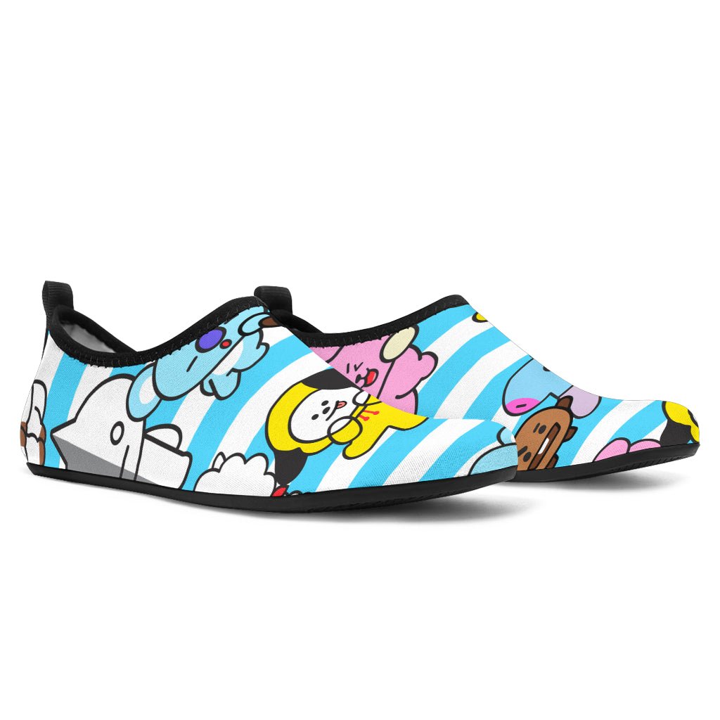 Cute Cartoon Animals Aqua Shoes - Carbone's Marketplace