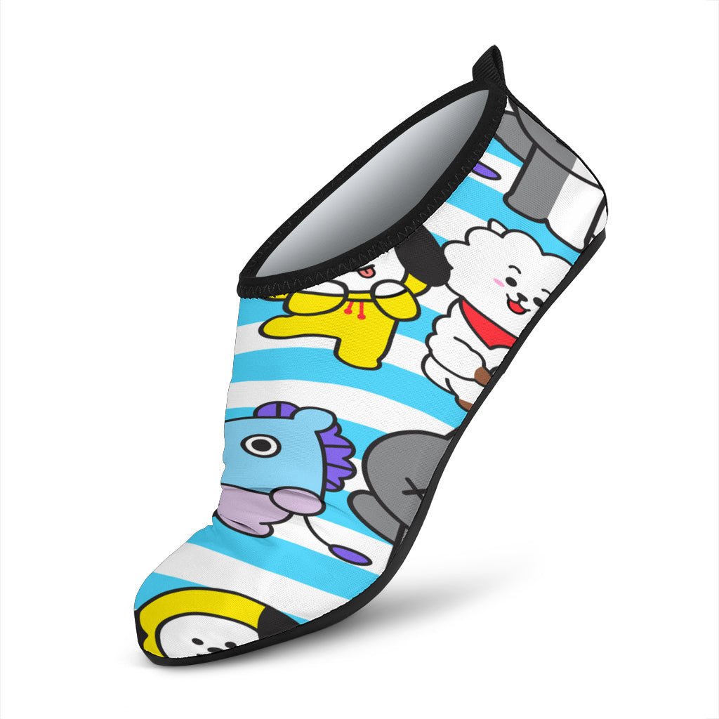 Cute Cartoon Animals Aqua Shoes - Carbone's Marketplace