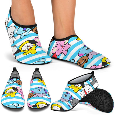 Cute Cartoon Animals Aqua Shoes - Carbone's Marketplace