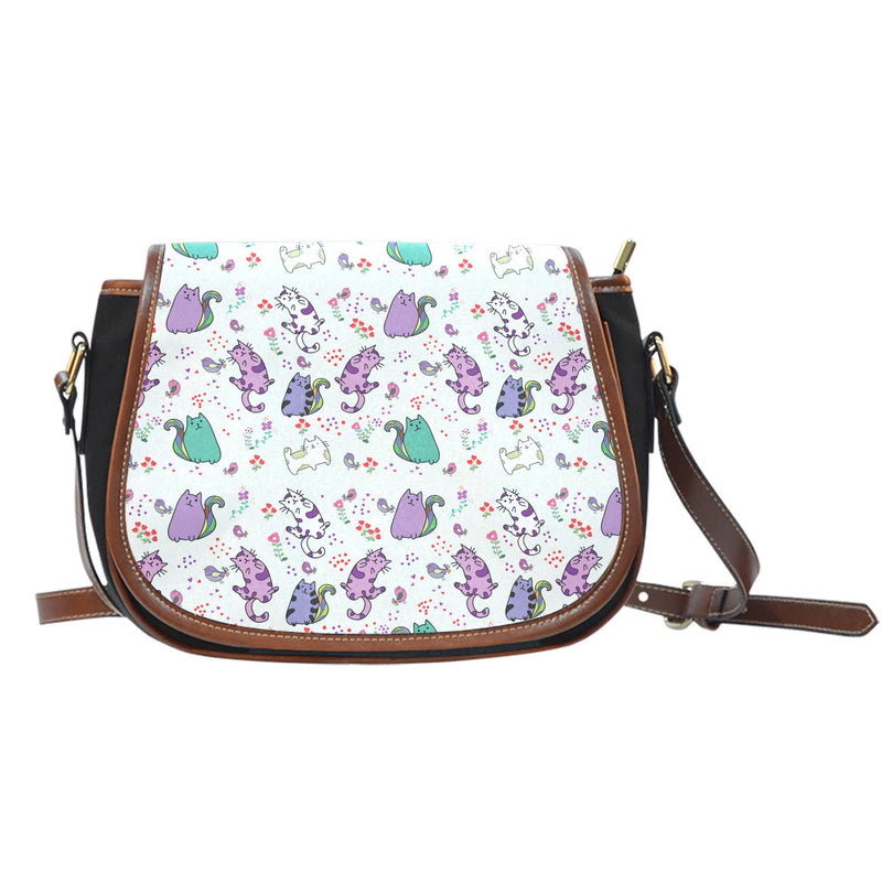 Cute Cat Saddle Bag - Carbone&