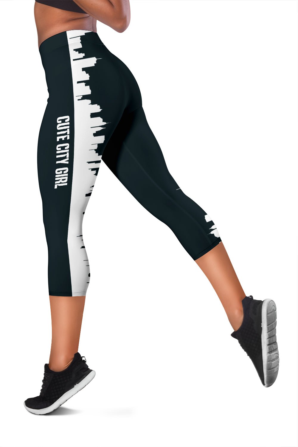 Cute City Girl Women's Capris Leggings - Carbone's Marketplace