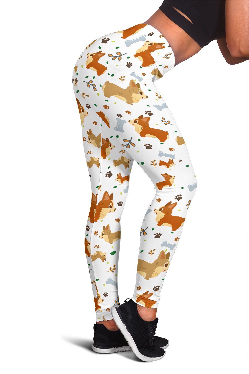 Cute Corgi Dogs Leggings for Lovers of Corgis - Carbone's Marketplace
