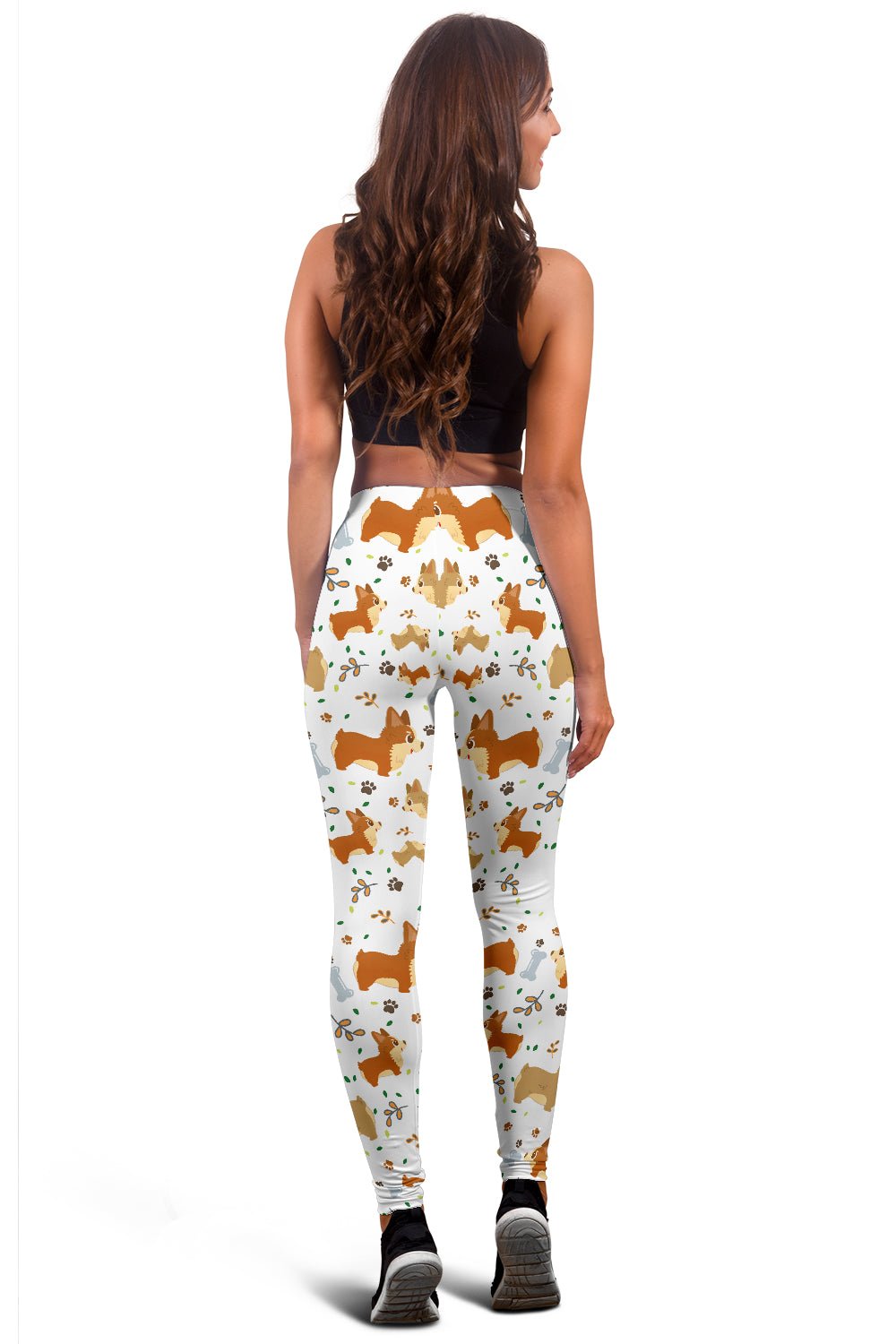 Cute Corgi Dogs Leggings for Lovers of Corgis - Carbone's Marketplace