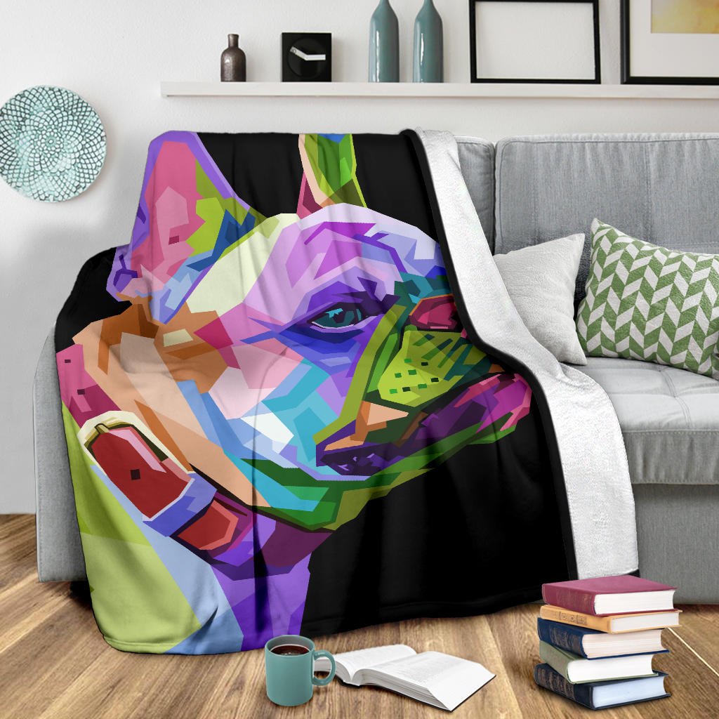 cute french bulldog geometric pop art style - Carbone's Marketplace