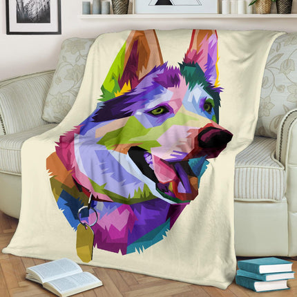 cute husky dog pop art style - Carbone's Marketplace