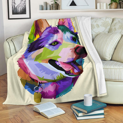 cute husky dog pop art style - Carbone's Marketplace