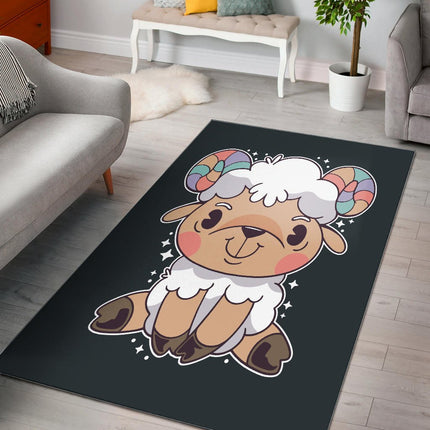 Cute Ram Nursery Area Rug - Carbone's Marketplace