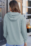 Cutout Dropped Shoulder Hoodie - Carbone's Marketplace