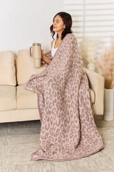 Cuddly Leopard Decorative Throw Blanket