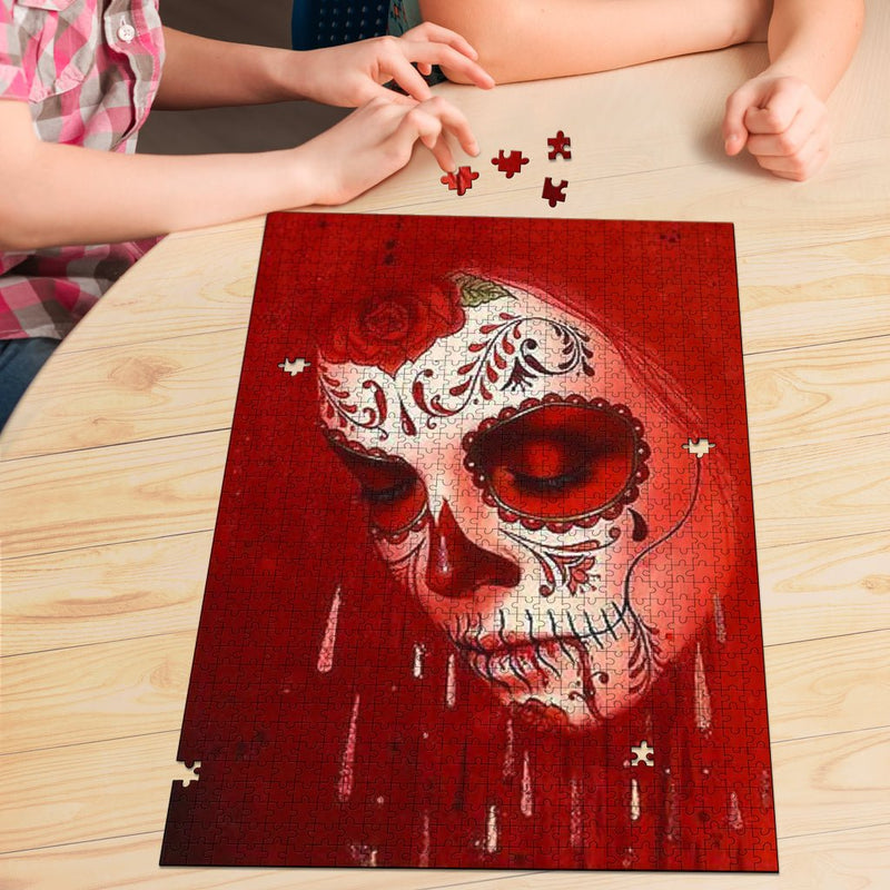 Day Of The Dead Queen Jigsaw Puzzle - Carbone&