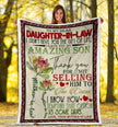 Dear Daughter In Law Blanket - Carbone's Marketplace