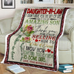 Dear Daughter In Law Blanket - Carbone's Marketplace