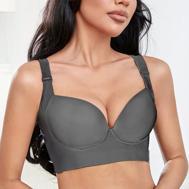 Deep Cup Push Up Bra - Carbone&