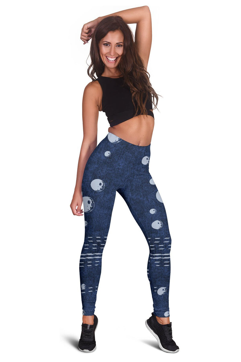 Denim Moons Leggings - Carbone&