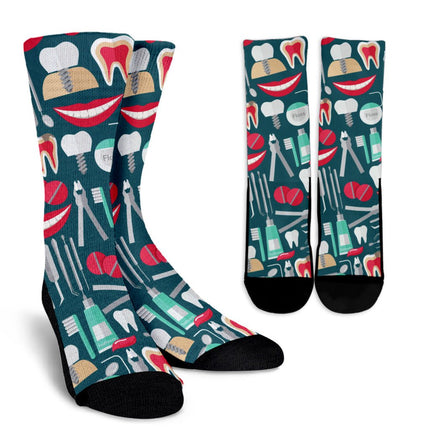 Dental Hygienist Crew Socks - Carbone's Marketplace