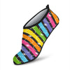 Diagonal Rainbow Aqua Shoes - Carbone's Marketplace