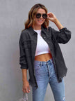 Distressed Drop Shoulder Denim Jacket - Carbone's Marketplace